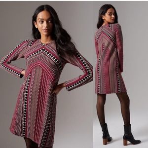 Anthropologie Kiera Jacquard Tunic Dress